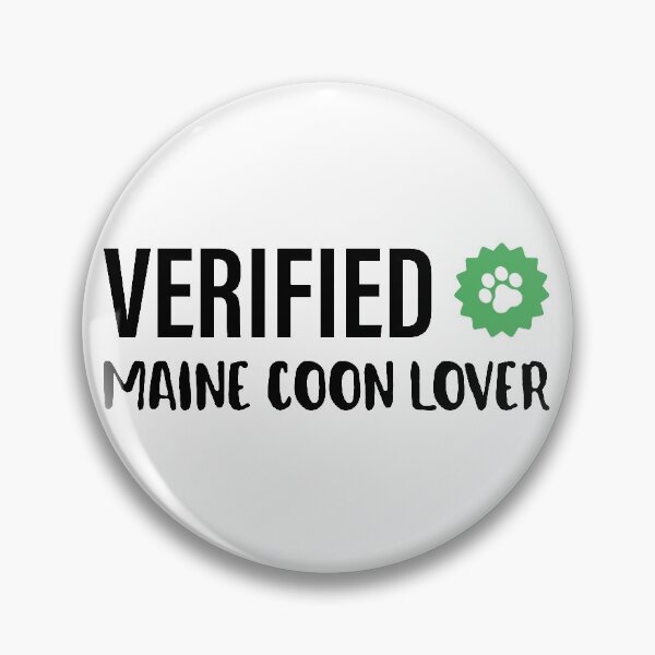 Item preview, Verified | Cat Lover | Maine Coon Cat | White designed and sold by Fluffy-Vectors.