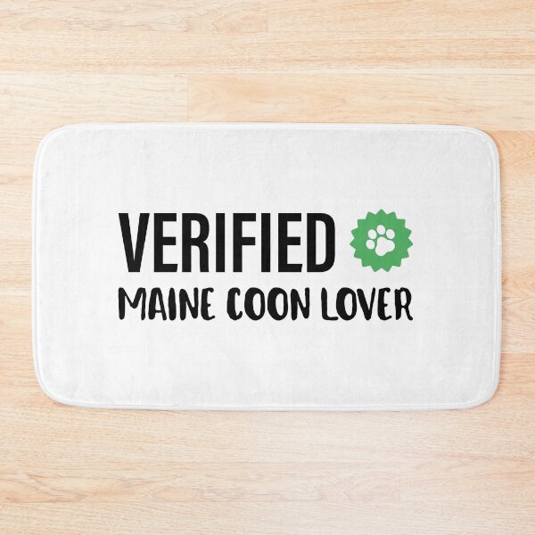 Item preview, Verified | Cat Lover | Maine Coon Cat | White designed and sold by Fluffy-Vectors.