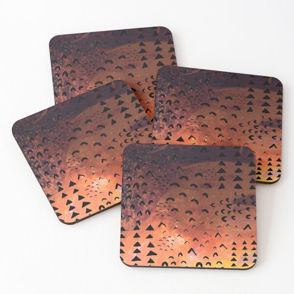 Item preview, Orange Textured Abstract Safari Pattern designed and sold by Designs By YL.