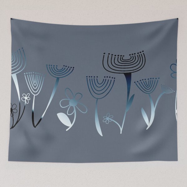 Item preview, Simple, abstract, artsy graphic drawn flowers floral sketch - Caroline Laursen Original designed and sold by Caroline Laursen.