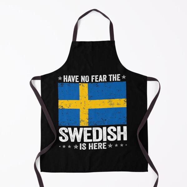 Item preview, Have No Fear The Swedish Is Here  Sweden Flag Design designed and sold by JJDzignsShop.