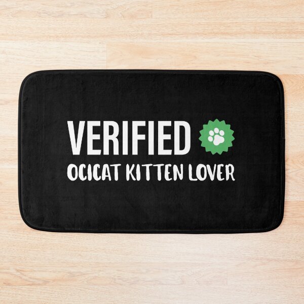 Item preview, Verified | Cat Lover | Ocicat Cat designed and sold by Fluffy-Vectors.