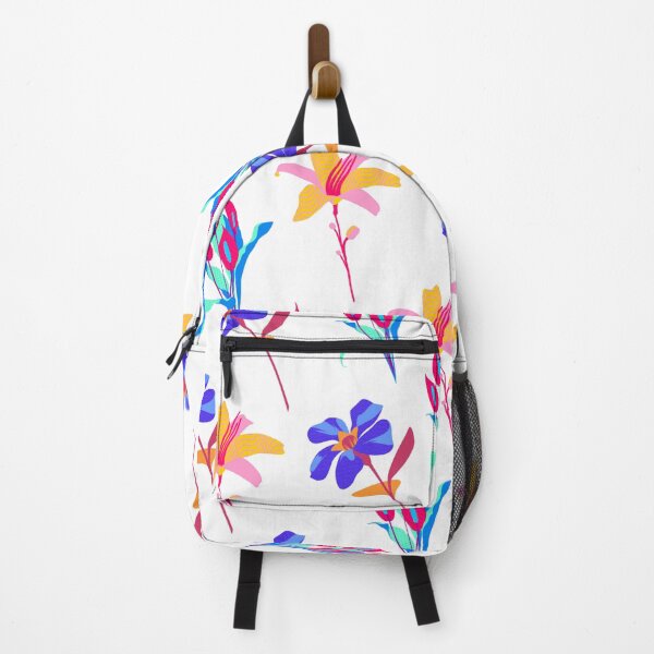 Item preview, Botanical Neon Flowers Pattern designed and sold by kindtoearth.