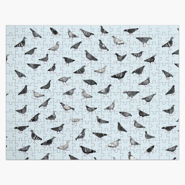Vista previa del artículo con la obra «Palomas haciendo cosas de palomas», diseñado y vendido por squirrell.