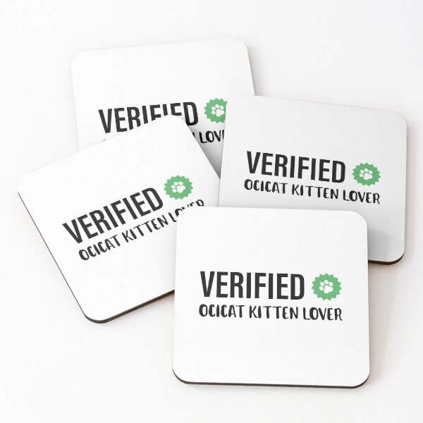 Item preview, Verified | Cat Lover | Ocicat Cat | White designed and sold by Fluffy-Vectors.