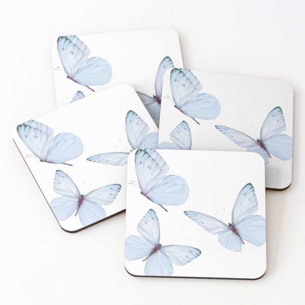 Item preview, Trio Soft Butterflies (Blue) designed and sold by Jelly Bear.