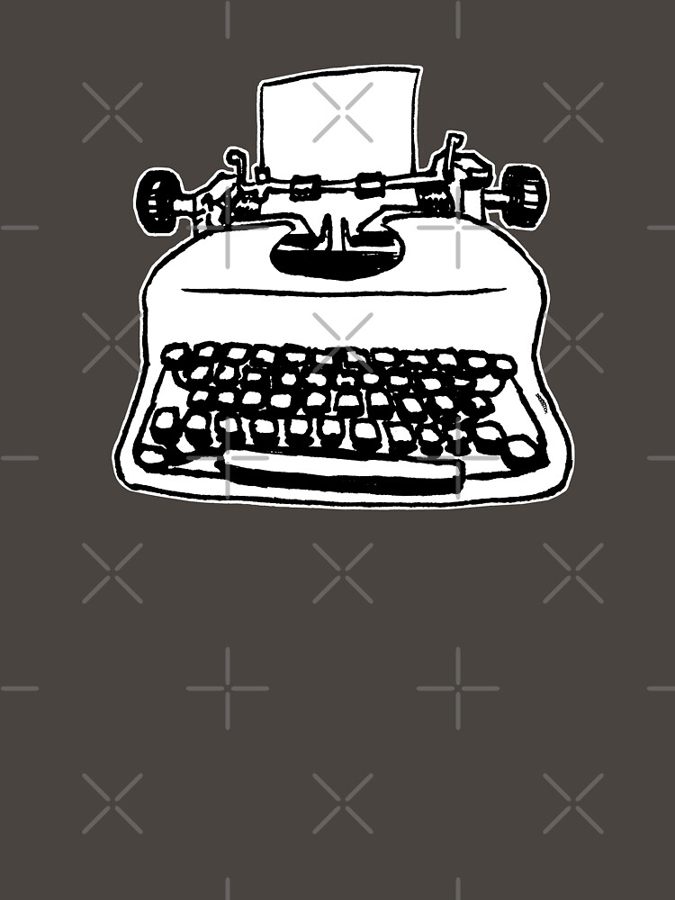 Thumbnail 7 of 7, Classic T-Shirt, Old Typewriter designed and sold by thedrumstick.