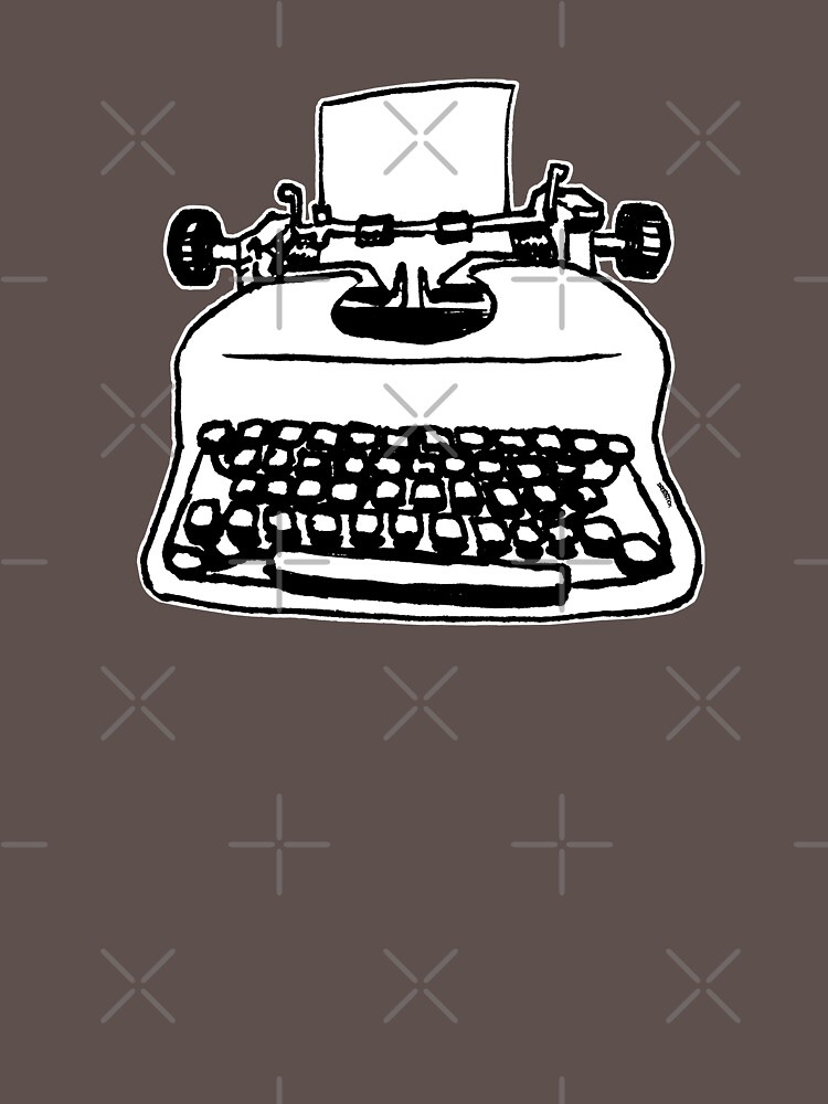 Máquina de escribir vieja de thedrumstick