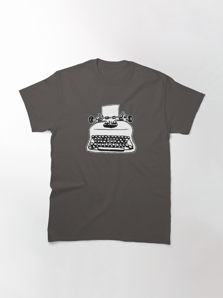Thumbnail 3 of 7, Classic T-Shirt, Old Typewriter designed and sold by thedrumstick.