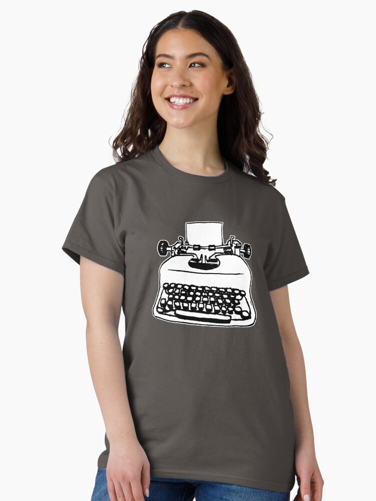Thumbnail 1 of 7, Classic T-Shirt, Old Typewriter designed and sold by thedrumstick.