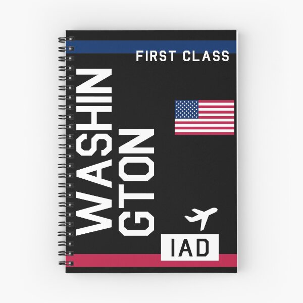 Item preview, Flight Ticket Washington in black designed and sold by swaynowo.