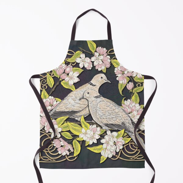 Item preview, Celtic Collared Doves in Blossom designed and sold by lottibrown.