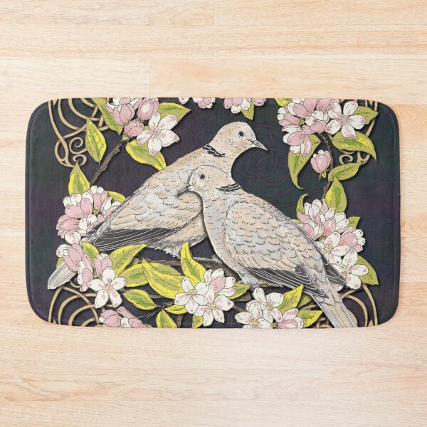 Item preview, Celtic Collared Doves in Blossom designed and sold by lottibrown.