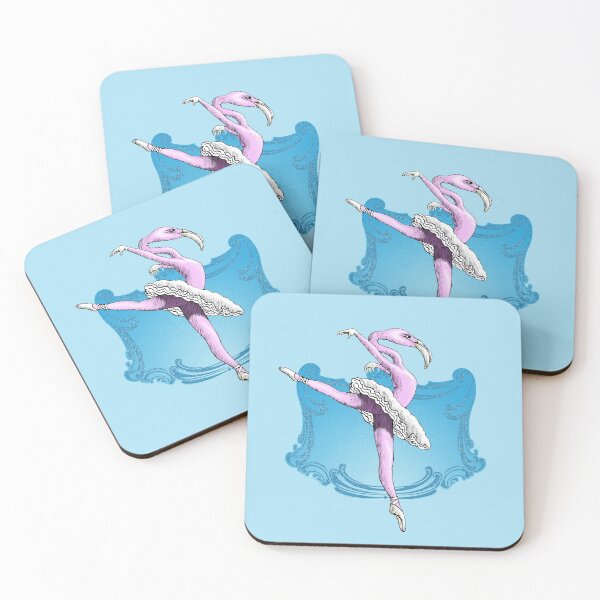Artikelvorschau, Flamingo-Tänzerin entworfen und verkauft von DuoLineGraphics.