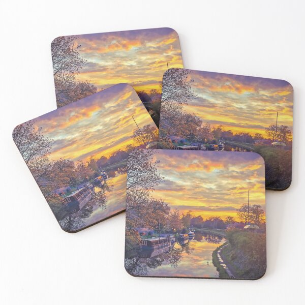 Item preview, Grappenhall Village, Bridgewater Canal sunset designed and sold by Local gifts from HotpixUK .