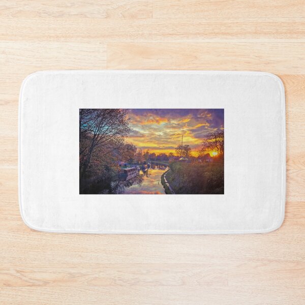 Item preview, Grappenhall Village, Bridgewater Canal sunset designed and sold by Local gifts from HotpixUK .