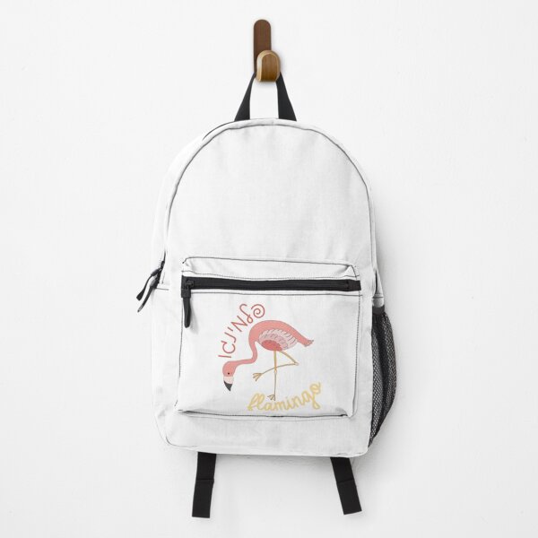 Item preview, Cute Flamingo with Name in Hebrew and English designed and sold by Amber Dove Studio.