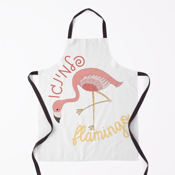 Item preview, Cute Flamingo with Name in Hebrew and English designed and sold by Amber Dove Studio.