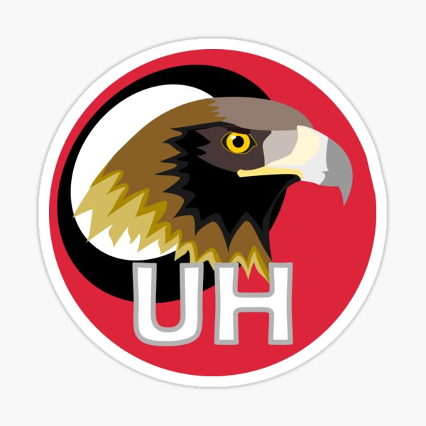 "University of Hartford mascot" Sticker by williamiyov Redbubble