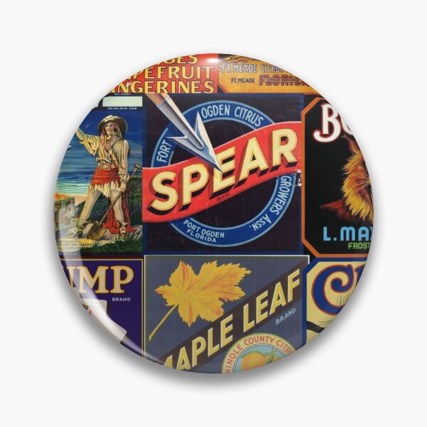 Item preview, Vintage fruit growers label collage designed and sold by fil00.