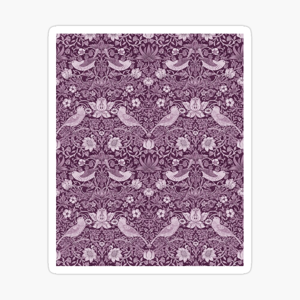 William Morris Letterpress - Wey (purple) – William Morris Gallery Shop