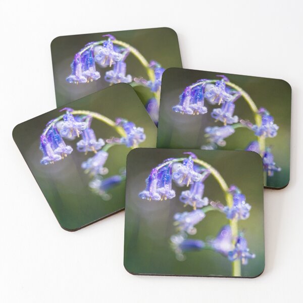 Item preview, Gorgeous little bluebell covered in rain drops designed and sold by CyaniRose.