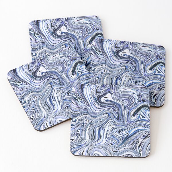 Item preview, Glossy Blue Water Marble designed and sold by Flydea.