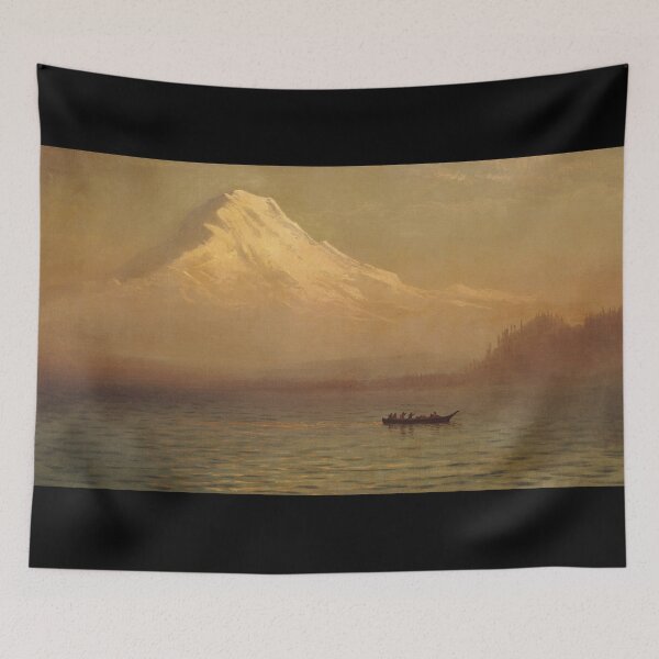 Item preview, Sunrise on Mount Tacoma - Albert Bierstadt designed and sold by 2Girls1Shirt.