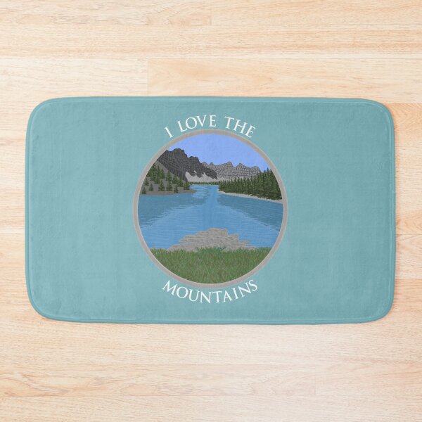 Item preview, I love the mountains, mountain landscapes, colorful designed and sold by CreaVisArt.