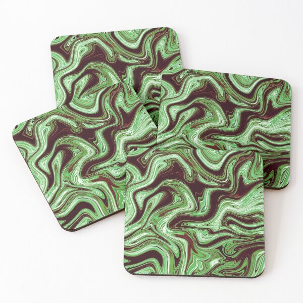 Item preview, Retro Green Abstract Marble designed and sold by Flydea.
