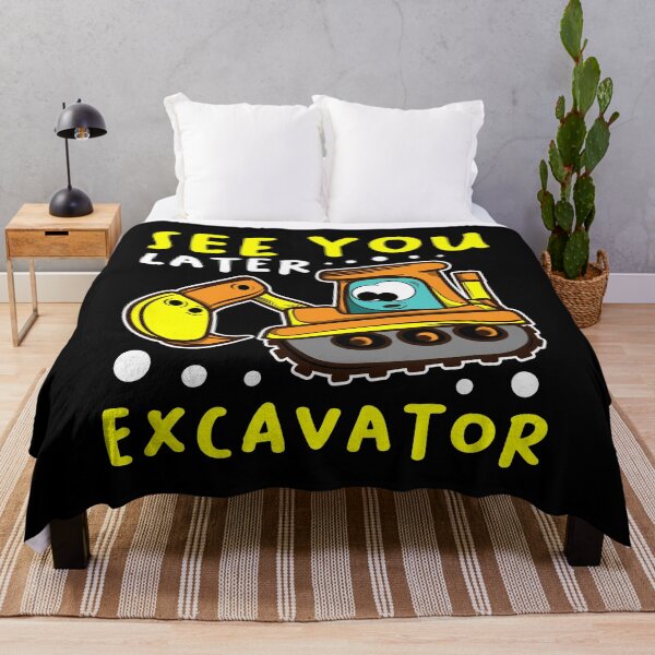 Item preview, See You Later Excavator Engineer Build Construction Drive Construct Project Concrete Building Bridge Dig Tee designed and sold by shirti.