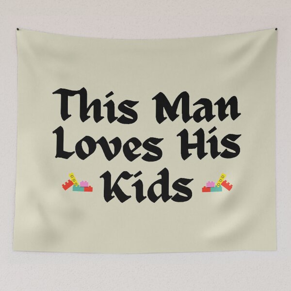 Item preview, Wordplay meme, This Man Loves his Kids #2 designed and sold by Hypnotees.