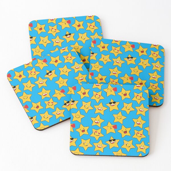 Item preview, Cute Starfish Pattern in Ocean Blue designed and sold by iscaStudioArt.