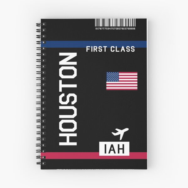 Item preview, Flight Ticket Houston in black designed and sold by swaynowo.