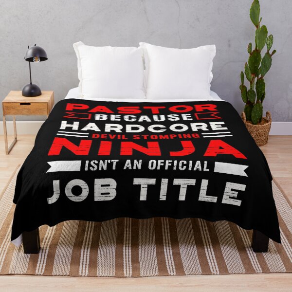 Item preview, Pastor Hardcore Devil Stomping Ninja Official Job Title Church Prayer Religious Christian God Lord Jesus D designed and sold by shirti.