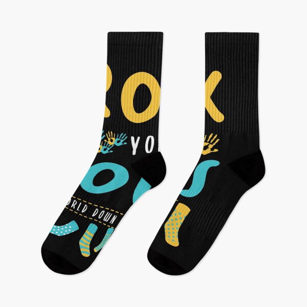 Item preview, Rock Your Socks World Down Syndrome Day Chromosome Abnormal Chromosome 21 Abnormal Cells Down Syndrome designed and sold by shirti.