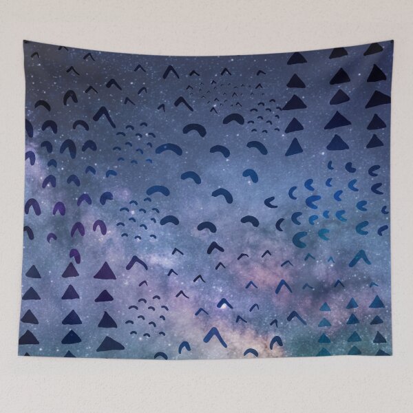 Item preview, Blue Purple Gradient Abstract Safari Pattern designed and sold by Designs By YL.
