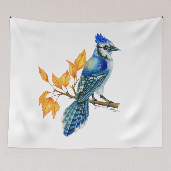 Item preview, Watercolor Blue Jay designed and sold by Amanda Streetman.