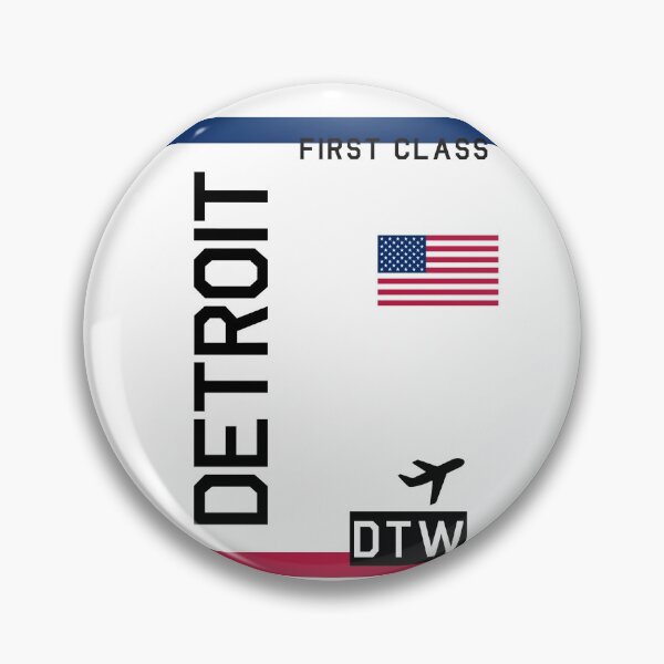 Artikelvorschau, Flugticket Detroit entworfen und verkauft von swaynowo.