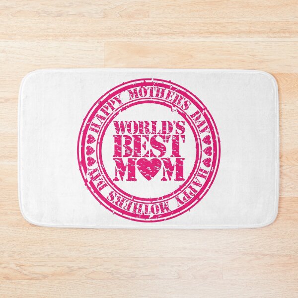 Item preview, Happy Mother's day World's Best Mom Stamp designed and sold by Pliskin-Design.