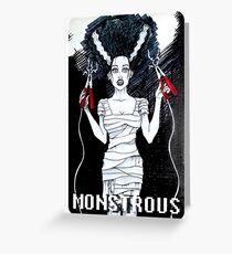 Bride Of Frankenstein Greeting Card