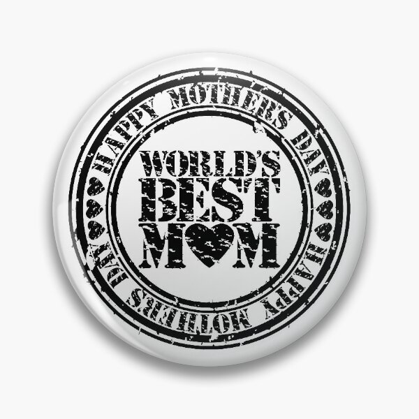 Item preview, Happy Mother's day World's Best Mom Stamp designed and sold by Pliskin-Design.