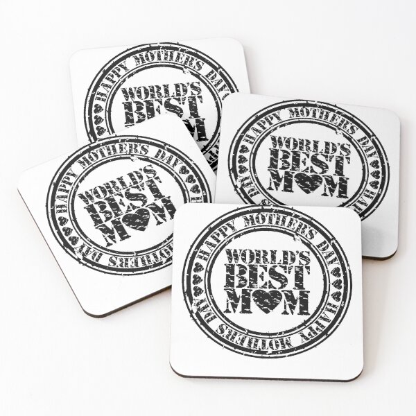 Item preview, Happy Mother's day World's Best Mom Stamp designed and sold by Pliskin-Design.