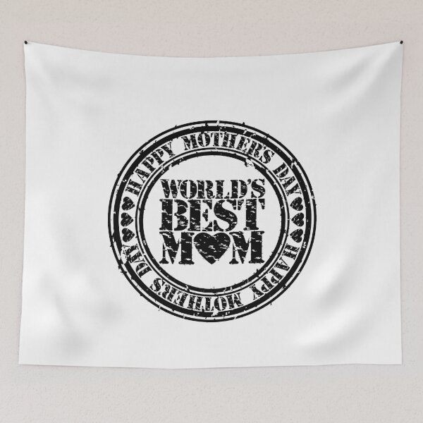 Item preview, Happy Mother's day World's Best Mom Stamp designed and sold by Pliskin-Design.