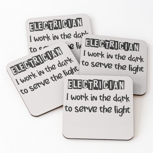 Item preview, Electricista: trabajo en la oscuridad para dar luz a una cita divertida designed and sold by unique things.