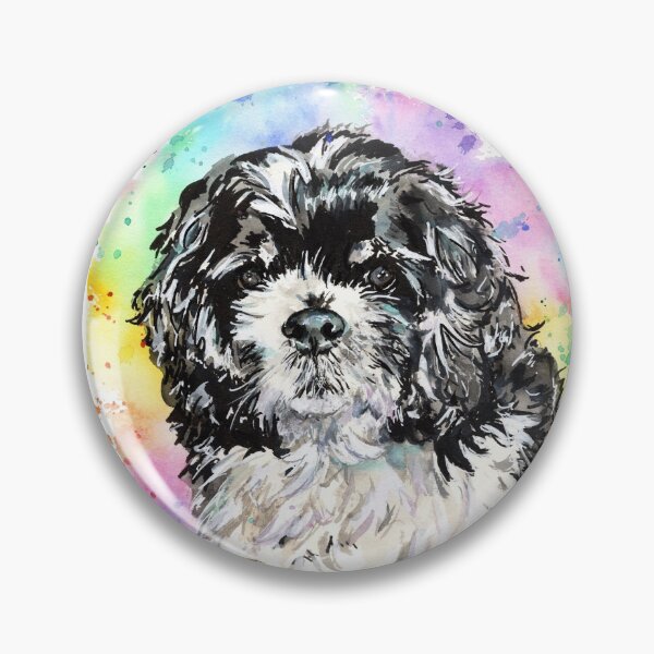 Item preview, Cockerspaniel Watercolour Portrait designed and sold by SaltySerenity.