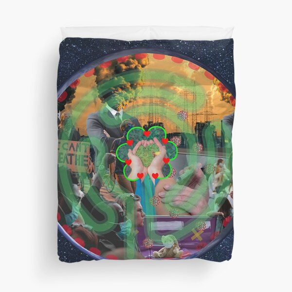 Be the Salt of the Earth - Challenges (Eco Art) (Spiritual Art) Duvet Cover