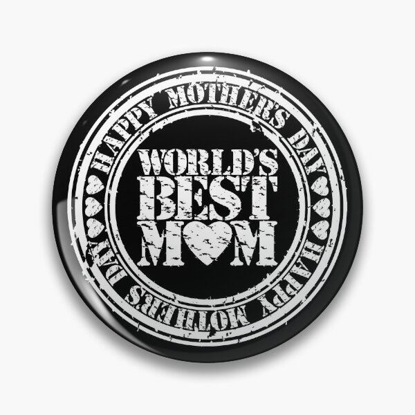 Item preview, Happy Mother's day World's Best Mom Stamp designed and sold by Pliskin-Design.