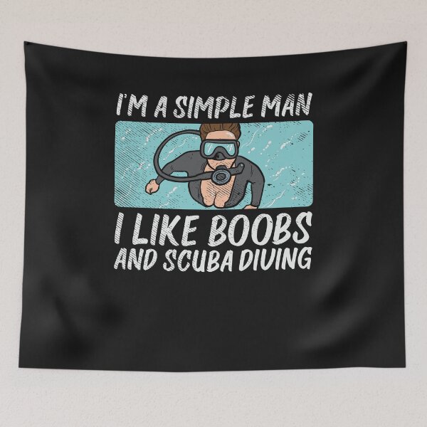 Item preview, SCUBA DIVING: Boobs And Scuba Diving designed and sold by woormle.