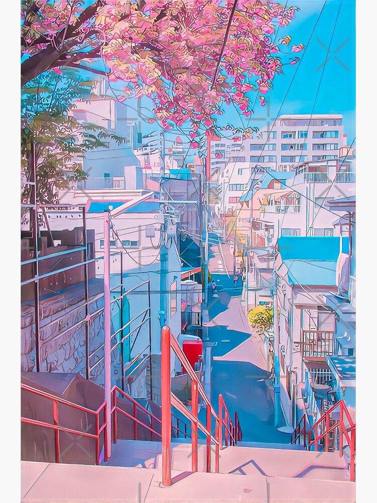 422423 4K, urban, street, city, anime, trees, Asia - Rare Gallery HD  Wallpapers